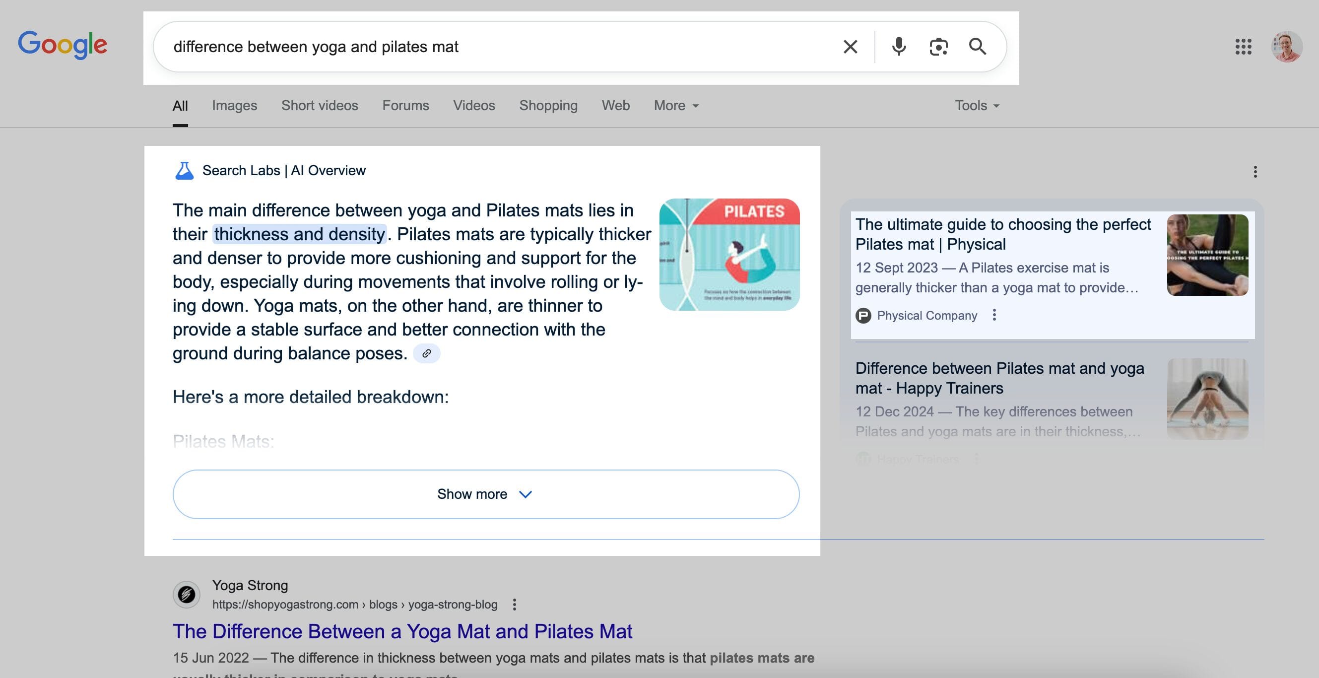 google-ai-overview-example-physical-company